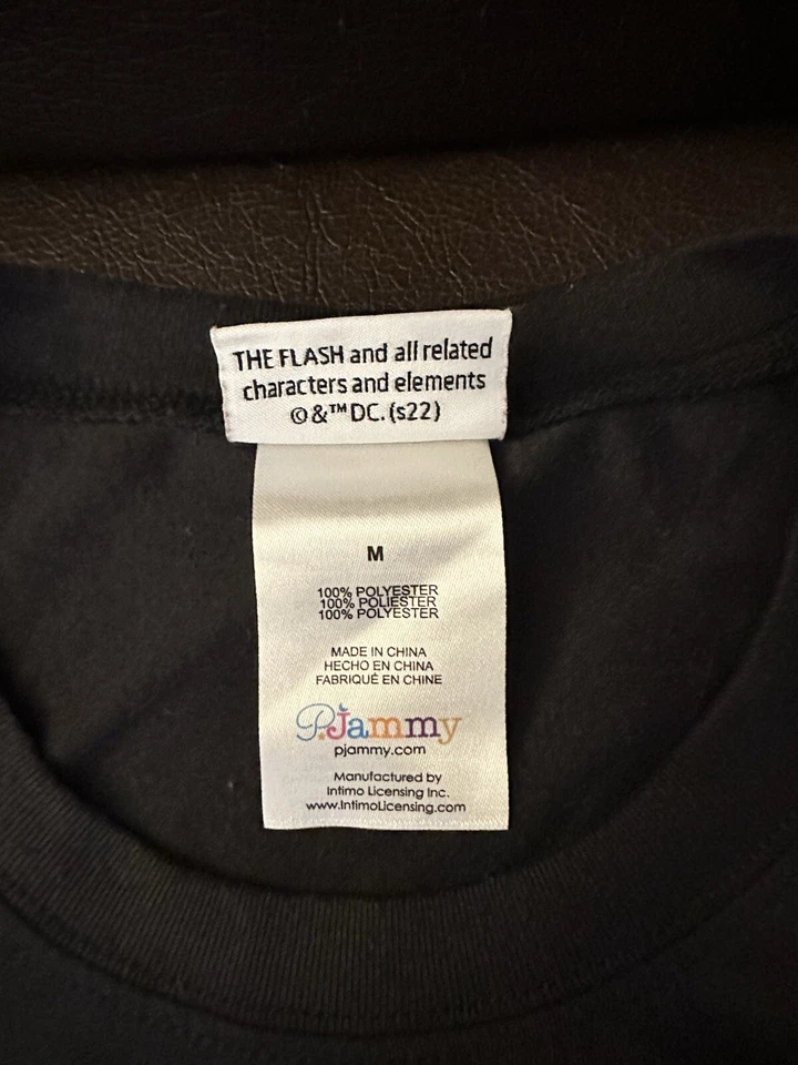 Unisex Talla M ~ The Flash * Crimson Comet * Camiseta Negra ~ por PJammy * Usada en Excelente Condición Foto 4 de 4