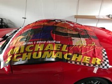 FERRARI Michael Schumacher Flagge Fahne COLLEKTION Weltmeister 2000 FAN Artikel