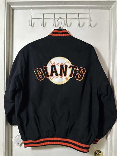San Francisco Giants JH Design 6XL Reversible Jacket Cotton Twill/Satin Combo - Picture 8 of 14