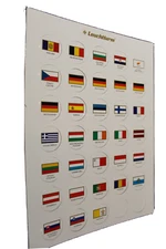 Leuchtturm Euro Flaggen Chips 26 mm  (333463)