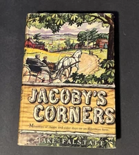 Jacoby's Corners By Jake Falstaff-1940 Houghton Mifflin Co-Hardcover & Jacket