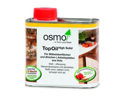 OSMO TopOil High Solid 0,5 L - Öl für Möbel und Küchenarbeitsplatten Spielzeug