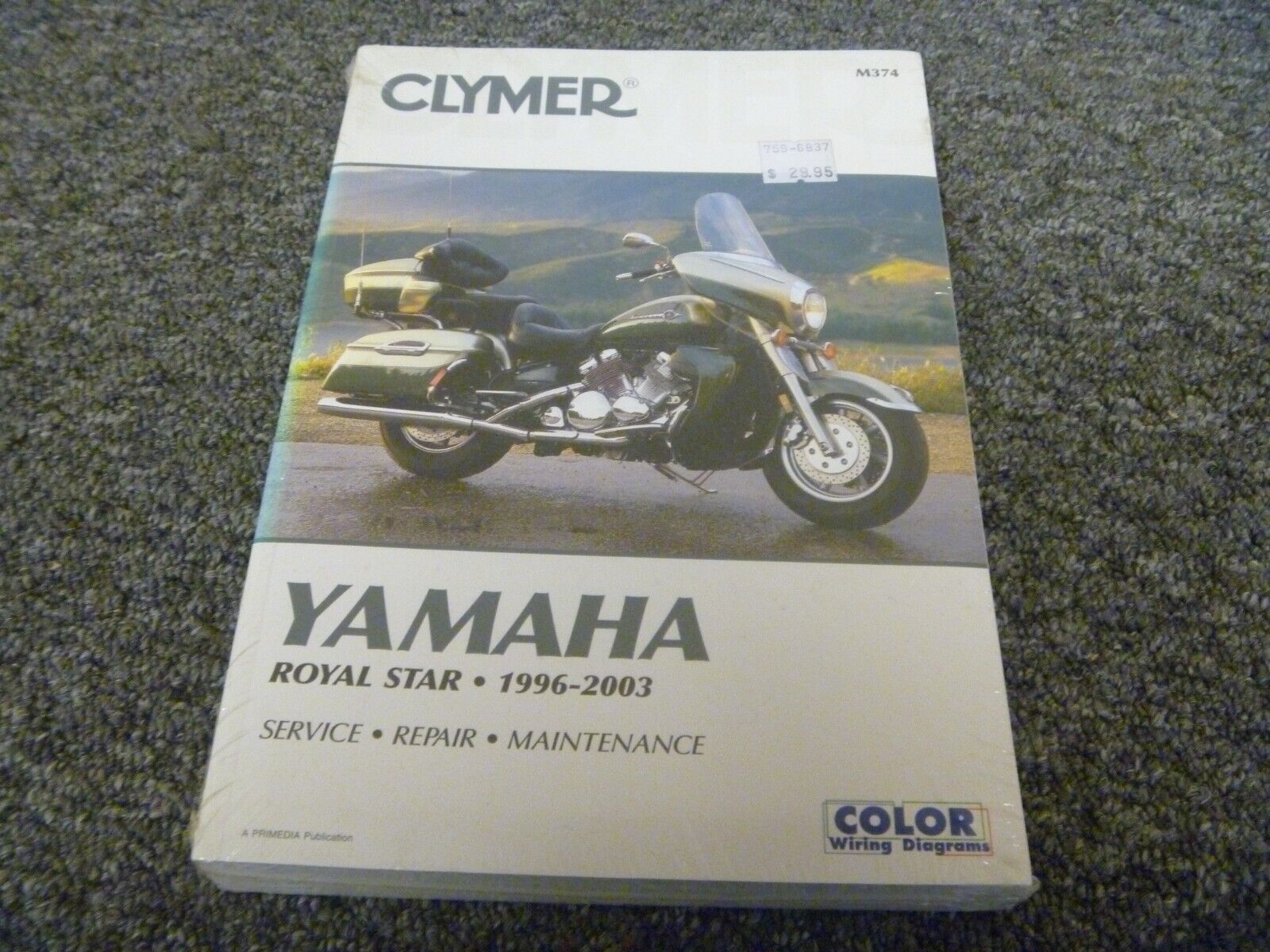 1996 1997 Clymer Yamaha Royal Star Motorcycle Shop Service Repair Manual M374
