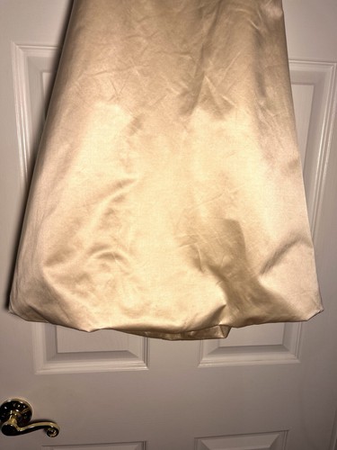 Zara Womens Evening Dress Medium NWT Back Out Halter Gold Tone Mini Lined - Picture 11 of 15