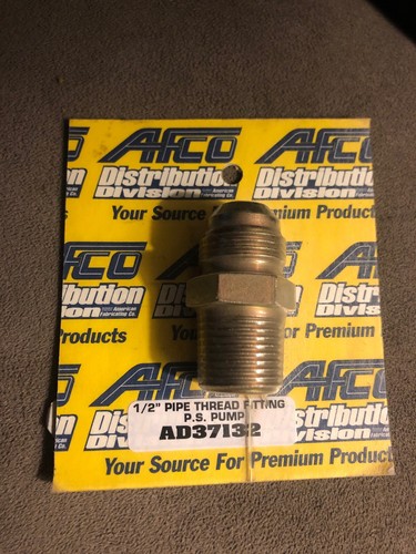 NEW AFCO 37132 TC Style Power Steering Pump Adapter Fitting, 1/2 Inch NPT / 10AN - Foto 1 di 10