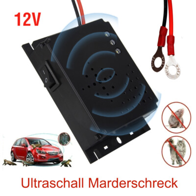 Ultraschall Marderabwehr Marderschreck Mader Marderschutz Repeller Haus Auto KFZ