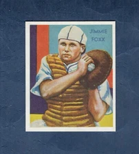 #64 JIMMIE FOXX, Athletics HOF | 1934 Diamond Stars | REPRINT 123 issued 1976
