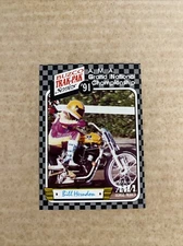 1991 AMA Billy Hendron Buzco Trak-Pak Flat Track Motorcycle Racing Card