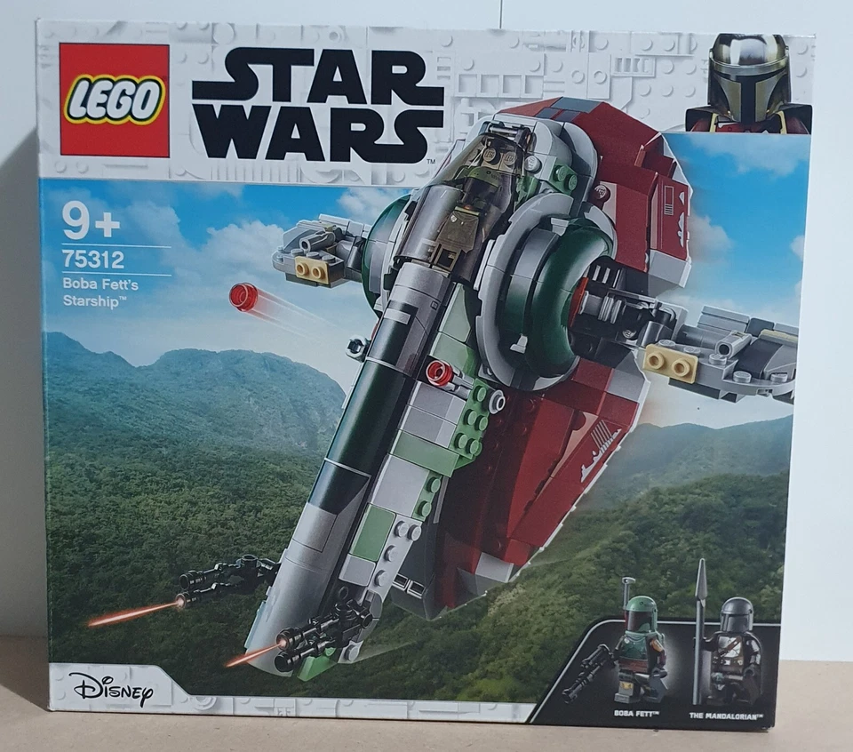 LEGO STAR WARS 75312 - ASTRONAVE DI BOBA FETT - COMPLETO 100%! BOX E SITRUZIONI! - Immagine 4 di 4