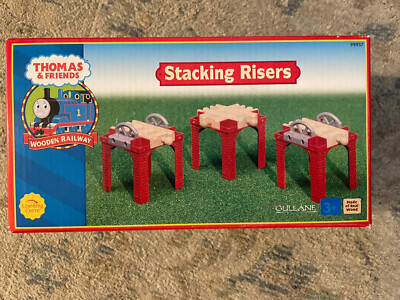 Learning Curve Wooden Thomas Train Stacking Risers! New