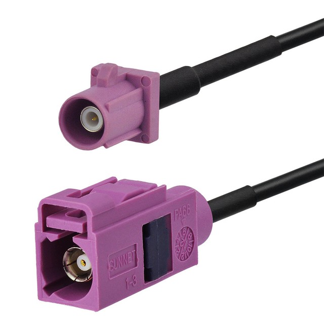 RV Satellite Sirius XM Radio Antenna Cable Fakra H Pink 10 Feet for