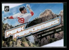 2019 Donruss Optic #PP-9 J.D. Martinez Peak Performers Holo