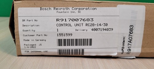 BOSCH REXROTH R917007683 RC28-14/30 Electronic Control Unit HW 00D6.415 MFG 2021 - Picture 10 of 11