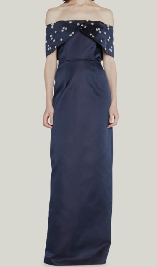 markarian blue dress $3795 Women Eveline Off-the-Shoulder Embellished Gown SZ 8 ONDANCE, Latin Dance Dress md30+ Select Pants Size:30W Corset bodice