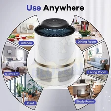 Fruit Fly Lamp Electric Fly Zapper Mosquito Killer Trap Indoor UV Ligth For Bugs