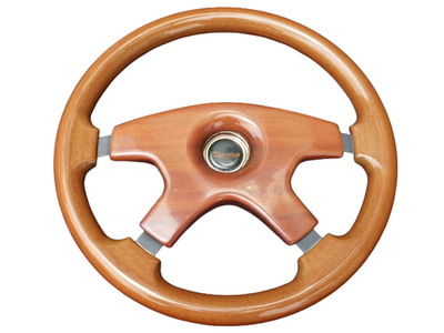 LIFRA Wood Steering Wheel 365mm 4-SpokeTurbo Horn Toyota JDM MOMO