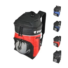 Vizari Red Sports Equipment Bag Durable Gear Organizer with Padded Straps