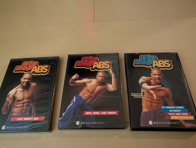 BeachBody Hip Hop Abs DVD 3 Disc Workout Set Ultimate Ab Sculpting System