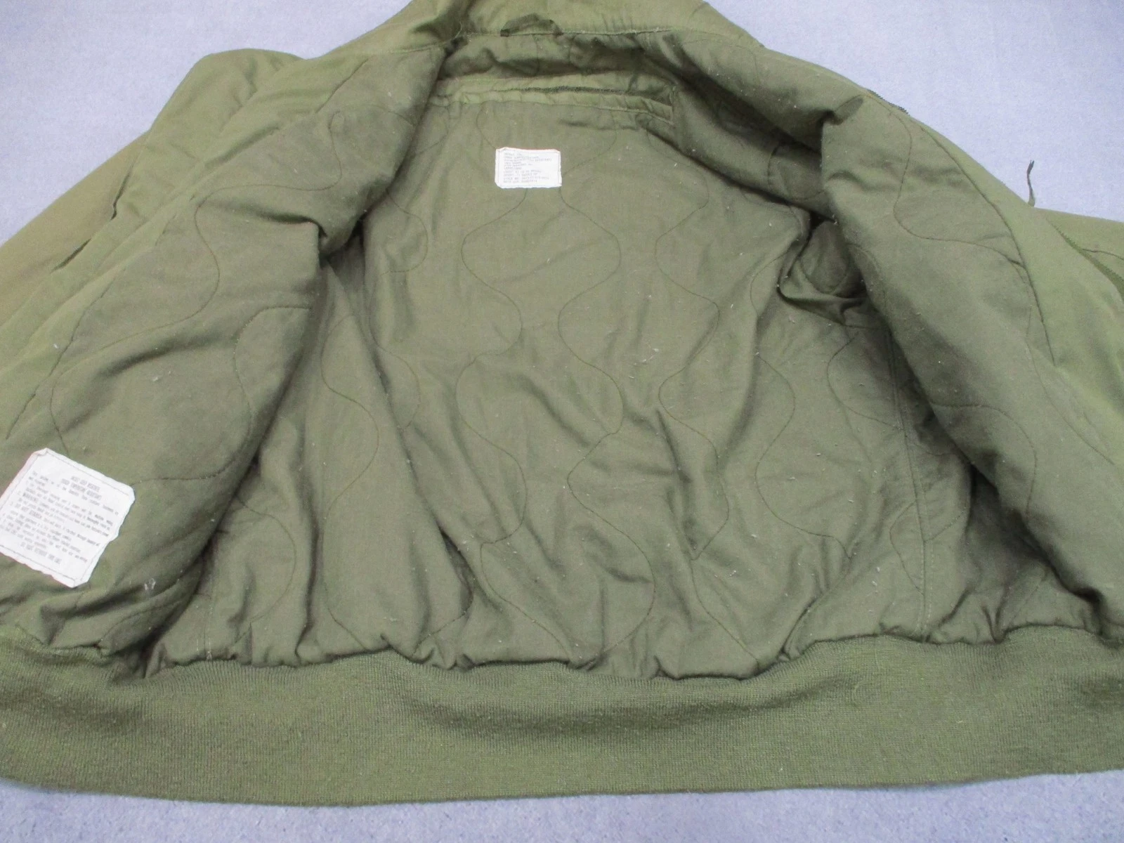Vintage Alpha Industries CWU-45/P Flight Jacket Cold Weather Aramid Large Long - product detail image 10