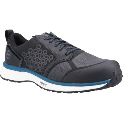 Timberland Pro Reaxion Synthetik Schwarz/Blau Sicherheitstrainer Neu