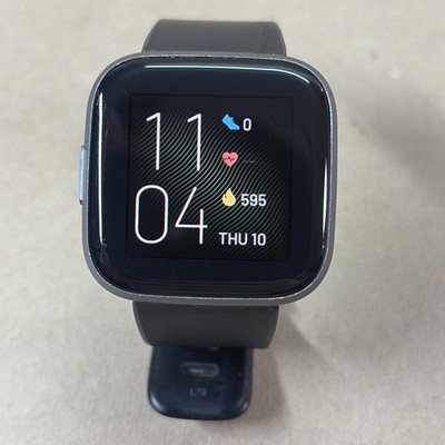 Fitbit Versa 2 Fitness Activity Tracker Watch FB507 with Band Tested Works