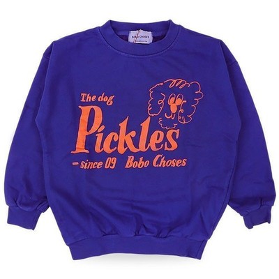 Bobo Choses Kids Pickles The Dog Sweatshirt (Blue) B126AC046 401 153770923