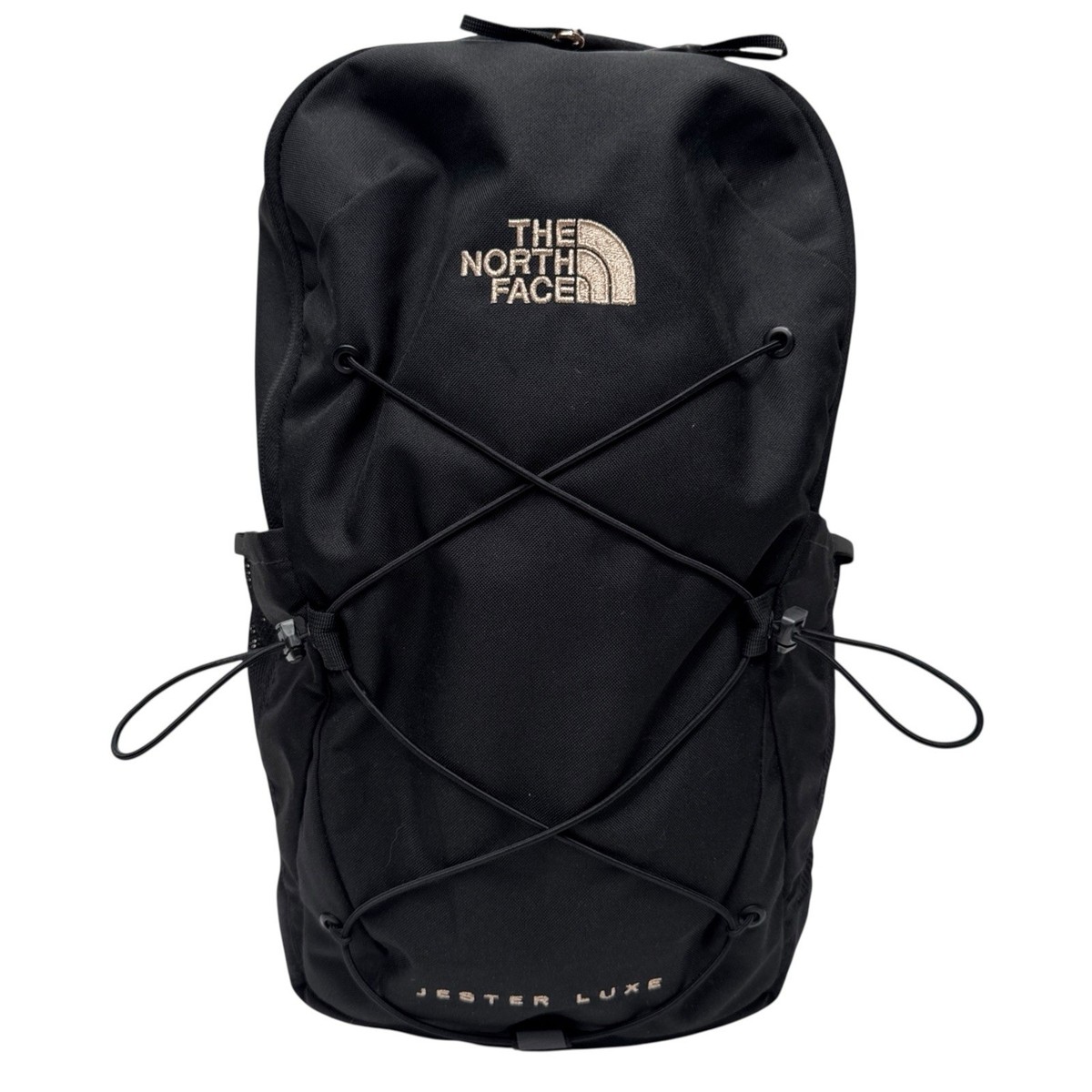 The North Face Women's Jester Luxe Laptop Backpack Black Rose Gold