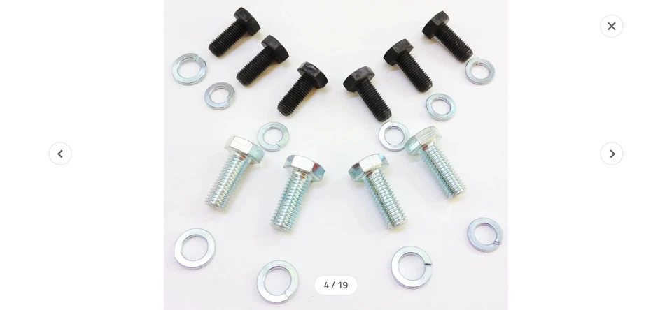 Stage 4 Rear Big Brake Upgrade Kit for Datsun 240Z, 260Z, 280Z Powder-Coated Red - Image 4 of 4