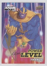 2023 Marvel Anime Vol 2 Power Level Artist /100 Thanos by Edwin Huang Auto 1od1
