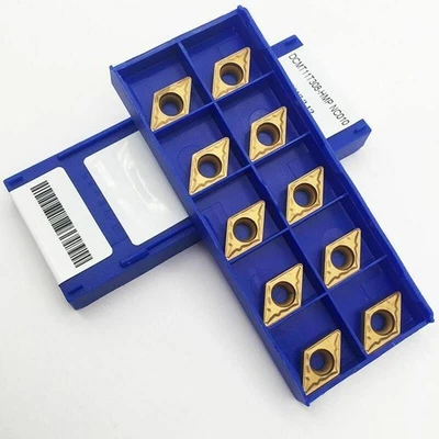 10pcs DCMT11T308-HMP NC010 CNC Lathe Carbide Inserts For Stainless Steel .