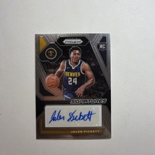 JALEN PICKETT 2023-24 PANINI PRIZM ROOKIE SIGNATURES NUGGETS RC AUTO #RSI-PKT