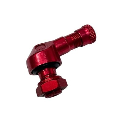 1x Bridgeport Alu- Winkelventil Eckventil Ventil Motorrad 8,3 mm 90° rot