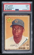 1962 Topps Lou Brock #387 PSA 5.5 HOF 0q4x