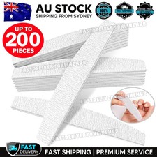 10~200x Double Sided Pedicure Nail Files 100 180 Grit Manicure Nail Care Sanding