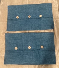 Set of 2 Futei Teal Green Decorative Throw Pillow Covers 12x20 Rectangle