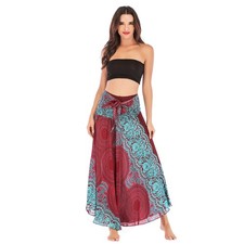Frauen Langer Rock Kokosnuss Hippie Zigeuner Böhmisches Boho Kittel Kleid