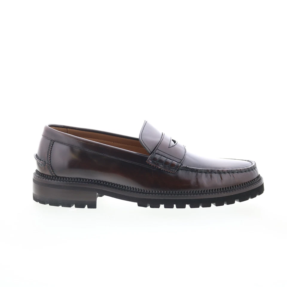 Johnston & Murphy Donnell Penny Mens Brown Loafers & Slip Ons Penny Shoes