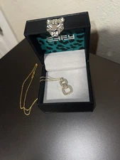 Effy 14K Yellow Gold Diamond Link Pendant Necklace