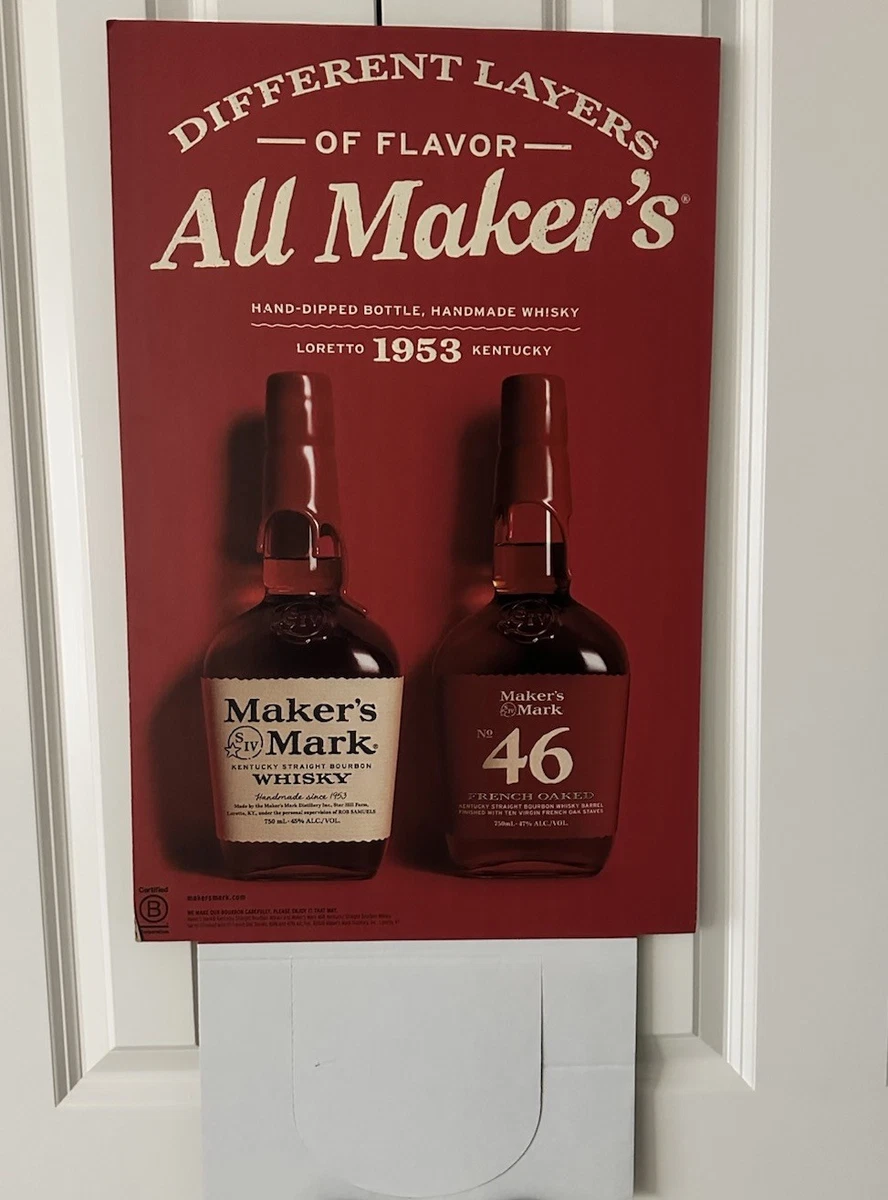 Makers Mark Sign In Distillery Advertising Signs for sale | eBay