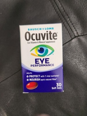 NIB Bausch + Lomb Ocuvite Eye Performance 30 Soft Gels Exp 6/2026