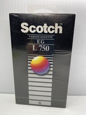 Scotch Videocassette Video Cassette EG L 750 Beta Max Blank Tape NEW  SEALED