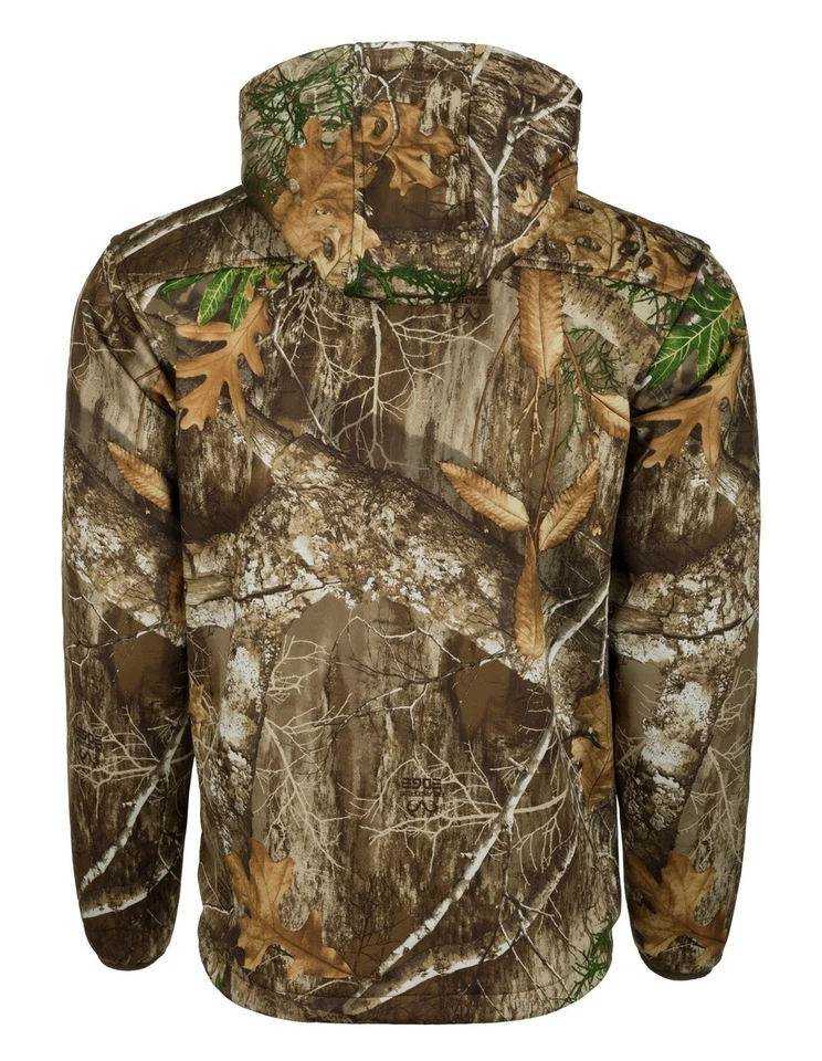 Drake Non-Typical DNT3030 Men's ENDURANCE Realtree Edge 1/4 Zip Hoodie Jacket - Image 2 of 2
