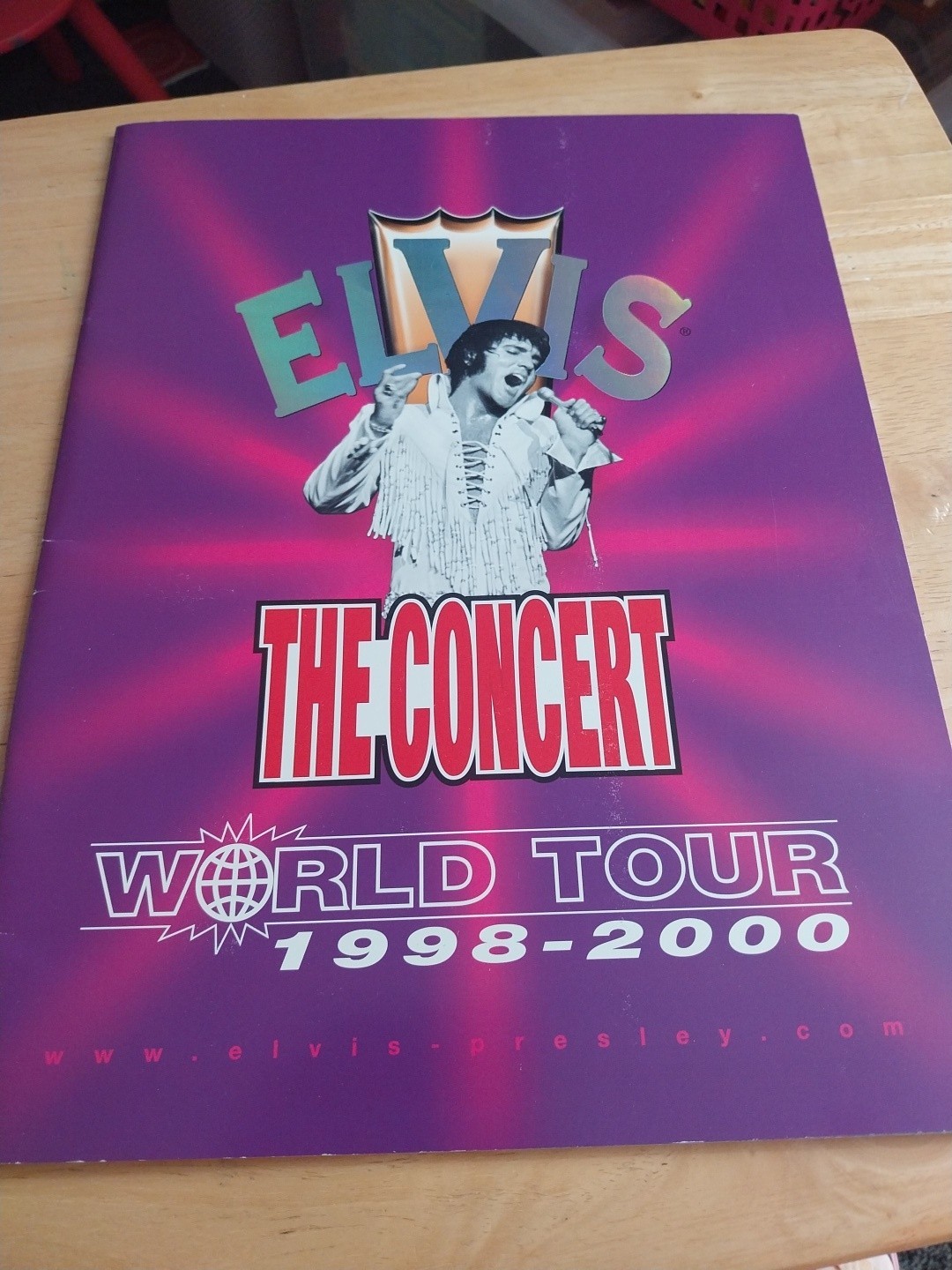 Elvis The Concert World Tour 1998-2000 Brochure  Excellent Condition