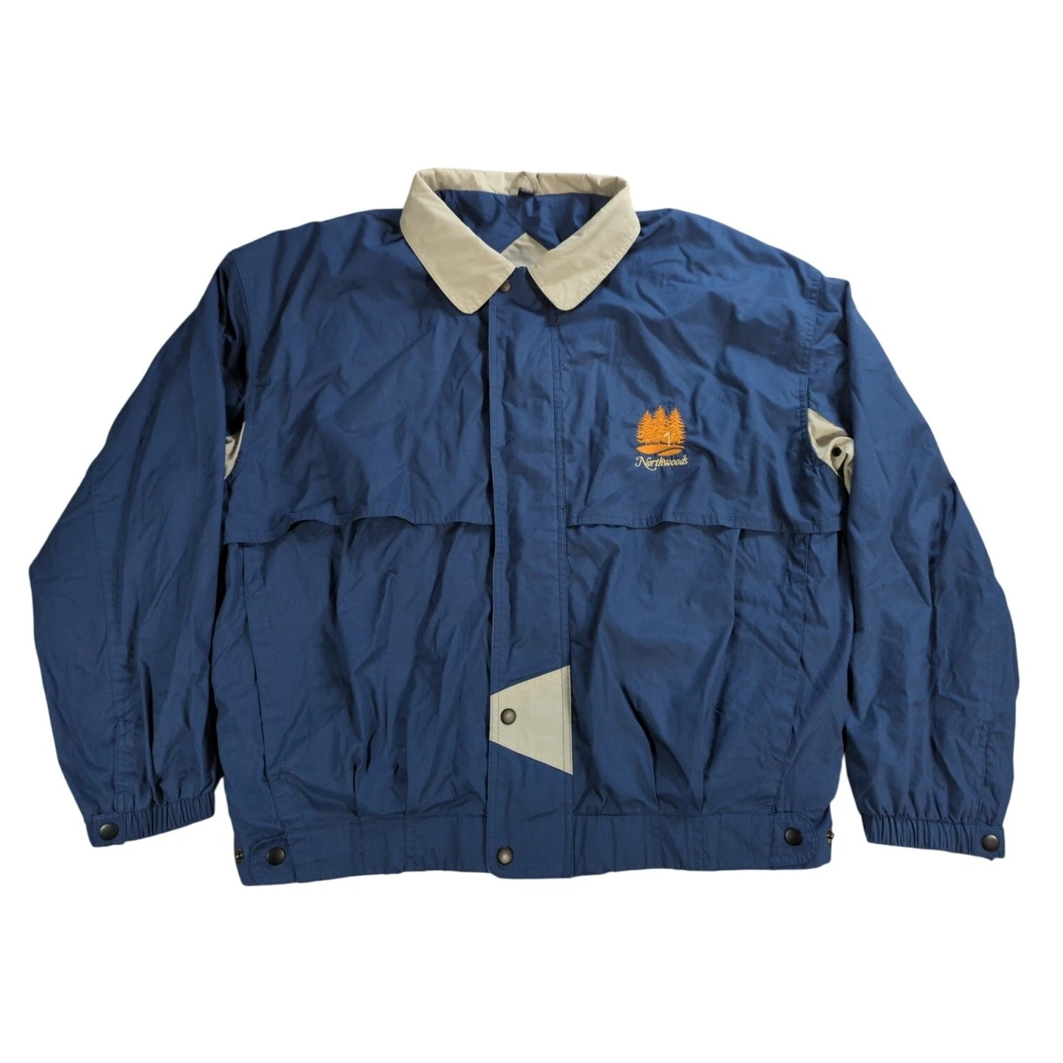King Louie International Crown Club Blue Jacket Water Resistant Mens XL