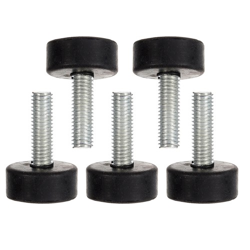 5pcs Rubber Furnitures Leveling Feet With Screws Threaded Furniture Levelers - Bild 10 von 12