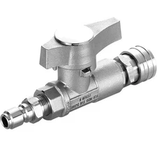 2pk - Ball Valve Pressure Washer 3/8" Quick Connect Ball Valve Power Washer Hose