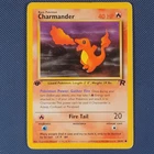 Charmander 50/82 - Team Rocket - 1st Edition Common Pokemon Card - MP