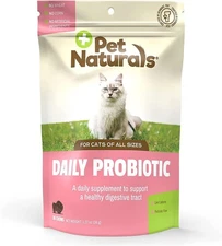 Daily Probiotic for Cats, 30 Chews - Digestive and Immune Support Supplement for