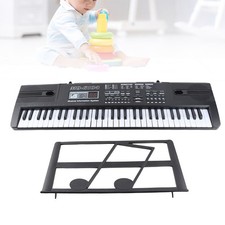61 Key Portable Kids Digital Music Keyboard, Electronic Piano with Microphone