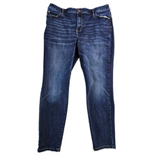 Simply Vera Vera Wang Skinny Jeans Size 16 Dark Wash Denim Stretch
